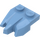 LEGO Mittelblau Platte 1 x 2 mit 3 Felsen Claws (27261)