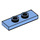LEGO Mittelblau Platte 1 x 3 mit 2 Bolzen (34103)
