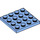 LEGO Bleu moyen assiette 4 x 4 (3031)
