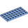 LEGO Bleu moyen assiette 4 x 8 (3035)