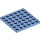 LEGO Bleu moyen assiette 6 x 6 (3958)