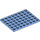 LEGO Medium Blue Plate 6 x 8 (3036)