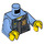LEGO Mittelblau Polizei Torso mit Bullet-Proof Vest (76382 / 88585)