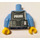 LEGO Medium Blue Police Torso with Bullet-Proof Vest (76382 / 88585)