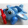 LEGO Mittelblau Primo Airplane mit Lego Logo auf wings (31639)