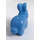 LEGO Bleu Moyen lapin avec Rose Nez et Noir Rond Yeux (33026 / 49584)