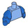 LEGO Bleu moyen Roadrunner Minifig Torse avec Bleu Poulet Bras (973)