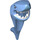 LEGO Medium Blue Shark Costume Head Cover with Tail and Fin with White Teeth (24231 / 102737)