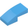 LEGO Medium Blue Slope 1 x 2 Curved (11477)