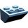 LEGO Medium blauw Helling 2 x 2 (45°) Omgekeerd met platte afstandsring eronder (3660)
