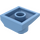 LEGO Medium blauw Helling 2 x 2 Gebogen met gebogen uiteinde (47457)