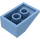 LEGO Mittelblau Steigung 2 x 3 (25°) mit rauer Oberfläche (3298)