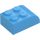 LEGO Medium Blue Slope Brick 2 x 3 with Curved Top (6215)