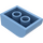 LEGO Mittelblau Steigung Backstein 2 x 3 mit Gebogenes Oberteil (6215)