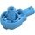 LEGO Medium Blue Technic Click Rotation Bushing with Two Pins (47455)