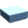 LEGO Medium Blue Tile 1 x 1 with Groove (3070 / 30039)