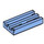 LEGO Medium blauw Tegel 1 x 2 Rooster (met Groef aan onderzijde) (2412 / 30244)