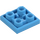 LEGO Medium Blue Tile 2 x 2 Inverted (11203)