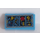 LEGO Medium blauw Tegel 2 x 4 met Batcomputer Map en GPS Patroon Sticker (87079)