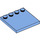 LEGO Bleu moyen Tuile 4 x 4 avec Goujons sur Bord (6179)