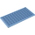 LEGO Medium Blue Tile 6 x 12 with Studs on 3 Edges (6178)