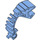 LEGO Medium blauw Tohunga Gebogen Arm (32578)