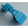 LEGO Medium blauw Tohunga Gebogen Arm (32578)