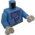 LEGO Mittelblau Torso mit Jacke, Lila Schal, Weiß Gloves (76382 / 88585)