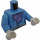 LEGO Medium Blue Torso with Jacket, Purple Scarf, White Gloves (76382 / 88585)