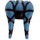 LEGO Medium Blue Twi&#039;lek Headpeice with Dark Brown Aayla Secura Stripes (33582 / 90445)