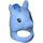 LEGO Medium Blue Unicorn Costume Head Cover with Blue Mane (38288)