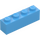 레고 미디엄 블루 쐐기 2 x 4 Sloped 오른쪽 (43720)