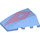 LEGO Medium blauw Wig 4 x 4 Drievoudig Gebogen zonder Studs met Pink Diamant (47753 / 75712)