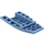LEGO Medium blauw Wig 6 x 4 Drievoudig Gebogen (43712)
