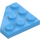 LEGO Mittelblau Keil Platte 3 x 3 Ecke (2450)