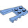 LEGO Bleu moyen Coin assiette 4 x 4 avec 2 x 2 Coupé (41822 / 43719)