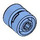 LEGO Medium Blue Wheel Rim Ø11.5 x 12 Wide with Notched Hole (6014)