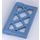 LEGO Azul medio Ventana Pane 1 x 2 x 3 Lattice (Reforzado) (60607)