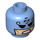 LEGO Medium Blue Zodiac Master Minifigure Head (Recessed Solid Stud) (3626 / 30701)