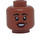LEGO Medium Brown Asisat Oshoala Minifigure Head (Recessed Solid Stud) (3274 / 104646)