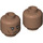 LEGO Medium Brown Blaise Zabini with Minifigure Head (Recessed Solid Stud) (3626 / 101473)