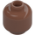 LEGO Medium Brown Electro Minifigure Head (Recessed Solid Stud) (3274 / 104690)