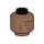 LEGO Medium Brown First Officer Hawkins Minifigure Head (Recessed Solid Stud) (3274 / 104767)