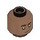 LEGO Medium Brown Kai Brightstar Minifigure Head (Recessed Solid Stud) (3274 / 104272)