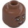 LEGO Medium Brown Kai Brightstar Minifigure Head (Recessed Solid Stud) (3274 / 104272)