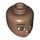 LEGO Medium Brown Kayla Minidoll Head (92198 / 103410)