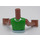 LEGO Mellembrun Naomi med Briller og Grøn Top Friends Torso (73141 / 92456)