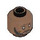 LEGO Medium Brown Saw Gerrera Head (Recessed Solid Stud) (3274)