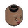 LEGO Medium Brown Tiana Head (Recessed Solid Stud) (3626 / 102009)