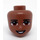 LEGO Brun Moyen William avec Espacer Costume Minidoll Tête (1454 / 92198)